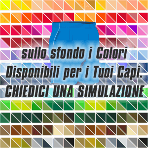 Pantaloncino pre-post gara art. A3631 nel colore Azzurro con profilo laterale Bianco. Nello sfondo pantone con tutti i colori disponibili per creare il capo personalizzato. "Chiedi una simulazione".