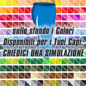 Pinocchietto (Fuseaux a 3-4) da Atletica Articolo A4200Pin nel colore Azzurro-Bianco. Nello sfondo pantone con tutti i colori disponibili per creare il capo personalizzato. "Chiedi una simulazione".