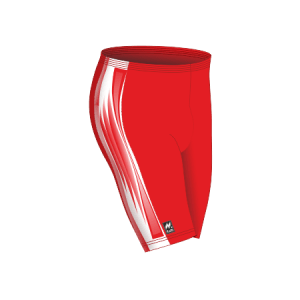 Bermuda elastica per la corsa Articolo 41 Disegno (modello) 246 nel colore Rosso-Bianco.