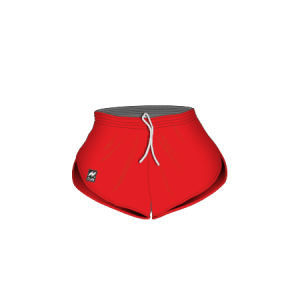 Pantaloncino gara running sgambato art. A346 nel colore Rosso.