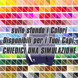 Pantaloncino gara lungo da corsa art. A3602 nel colore Blu-Bianco. Nello sfondo pantone con tutti i colori disponibili per creare il capo personalizzato. "Chiedi una simulazione".