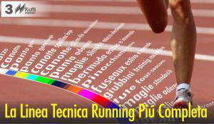 Miniatura: In una pista da corsa l'elenco di Abbigliamento Tecnico Running Team: Canotte Uomo, Top e Canotte Donna Running, Maglie per la Corsa (Manica Lunga, Manica Corta e Smanicata), Bermuda, Pinocchietti, Fuseaux elasticizzati da Atletica, Tute da Rappresentanza e Polo pre-dopo Gara. La Linea Tecnica Running più Completa